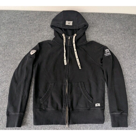 Roots Tops - Roots 73 Riverside Full Zip Fleece Hoodie Cozy Women's Size Large Black